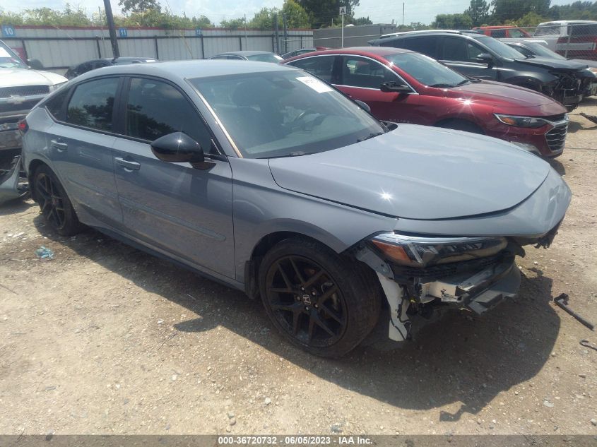 2022 HONDA CIVIC HATCHBACK SPORT - 19XFL2H87NE005895