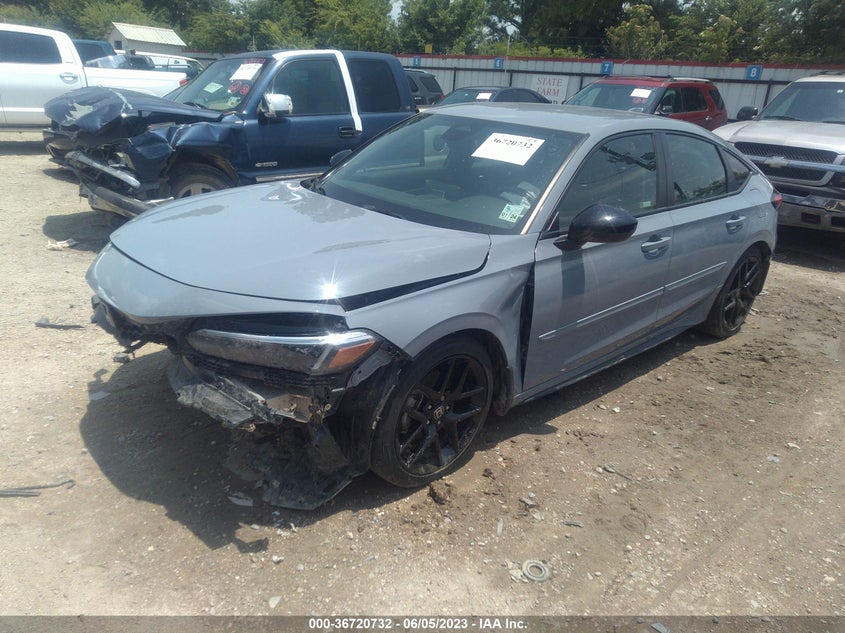VIN 19XFL2H87NE005895 2022 HONDA CIVIC HATCHBACK SPORT