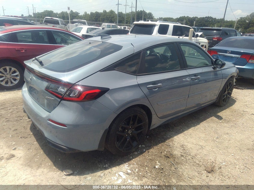 VIN 19XFL2H87NE005895 2022 HONDA CIVIC HATCHBACK SPORT