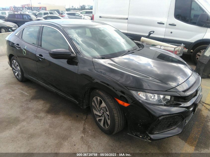 2018 HONDA CIVIC HATCHBACK LX - SHHFK7H22JU431055