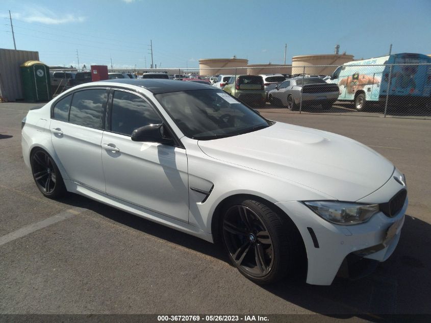 2017 BMW M3 - WBS8M9C35H5G85723