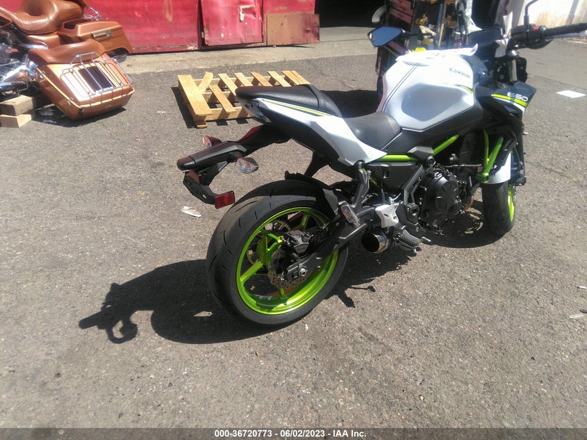 VIN ML5EREK18MDA28347 2021 KAWASAKI ER650 K