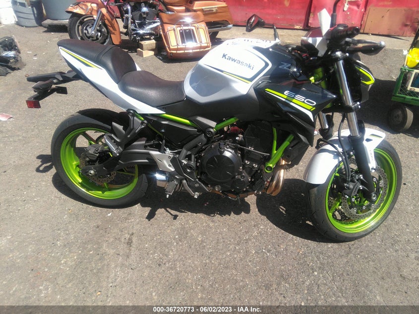 VIN ML5EREK18MDA28347 2021 KAWASAKI ER650 K