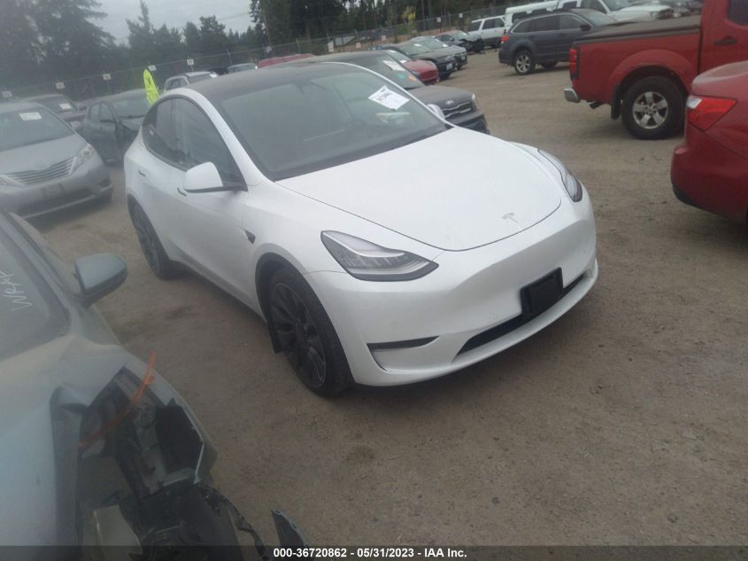 2020 TESLA MODEL Y LONG RANGE/PERFORMANCE - 5YJYGDEF1LF009928