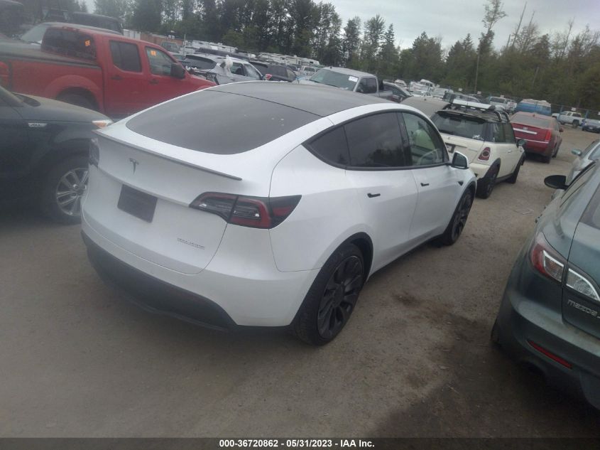 2020 TESLA MODEL Y LONG RANGE/PERFORMANCE - 5YJYGDEF1LF009928