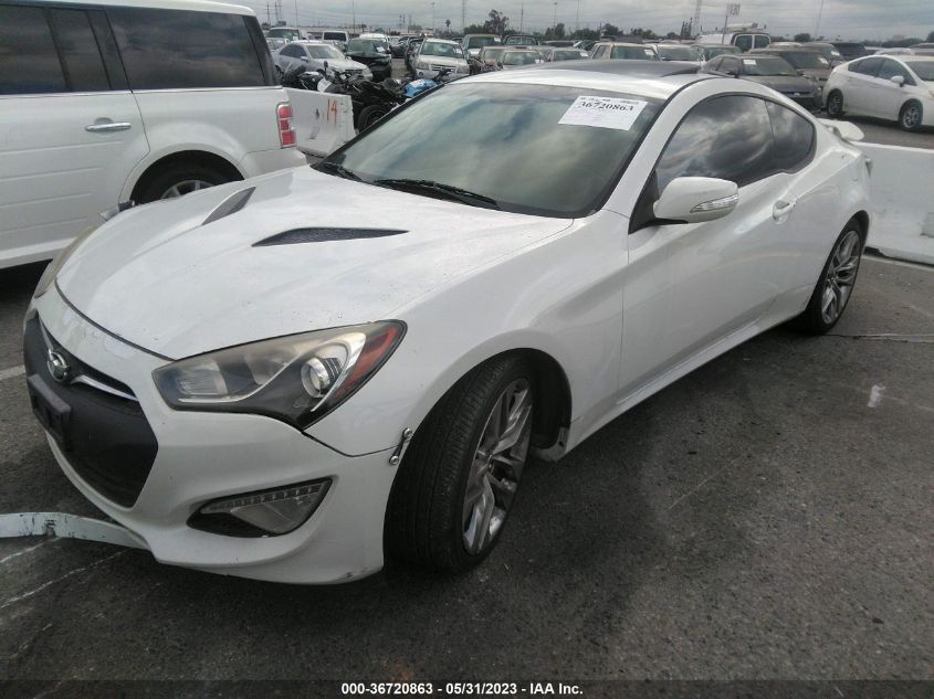 2013 HYUNDAI GENESIS COUPE 3.8 TRACK KMHHU6KJ7DU106925
