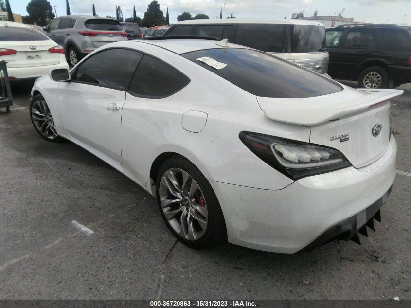 2013 HYUNDAI GENESIS COUPE 3.8 TRACK KMHHU6KJ7DU106925
