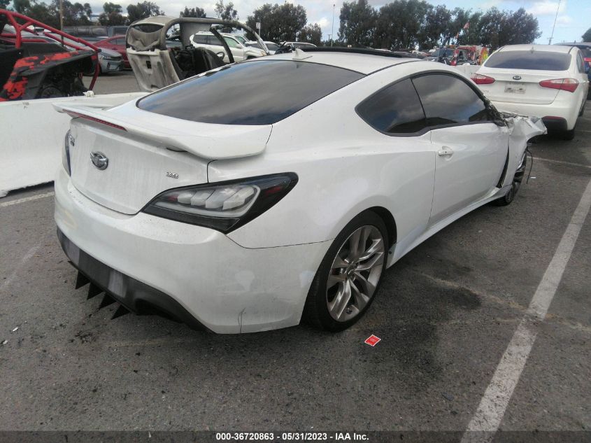 2013 HYUNDAI GENESIS COUPE 3.8 TRACK KMHHU6KJ7DU106925