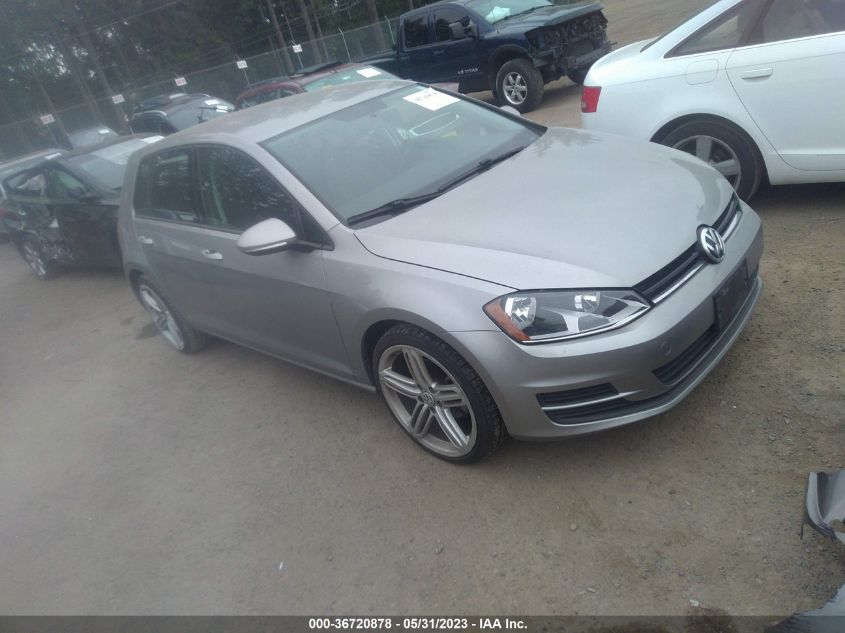 2015 VOLKSWAGEN GOLF TDI S - 3VWRA7AU5FM090389