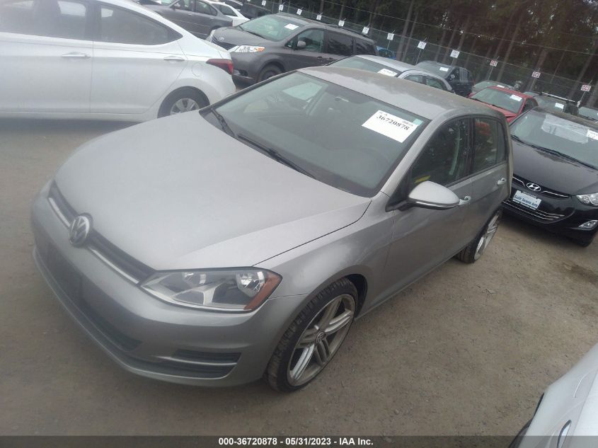 2015 VOLKSWAGEN GOLF TDI S - 3VWRA7AU5FM090389