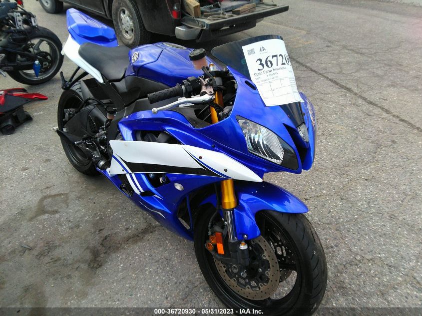 2007 YAMAHA YZFR6 L - JYARJ12E47A011294