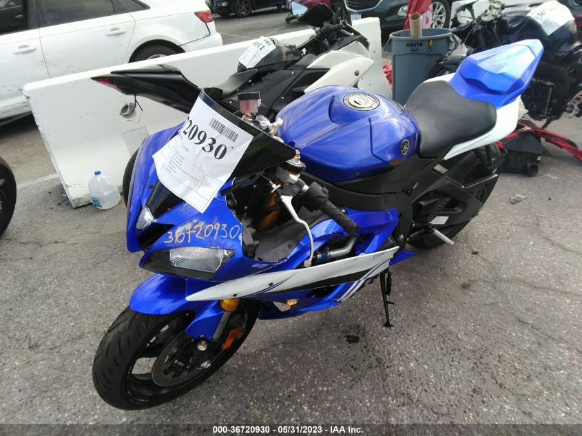 2007 YAMAHA YZFR6 L JYARJ12E47A011294