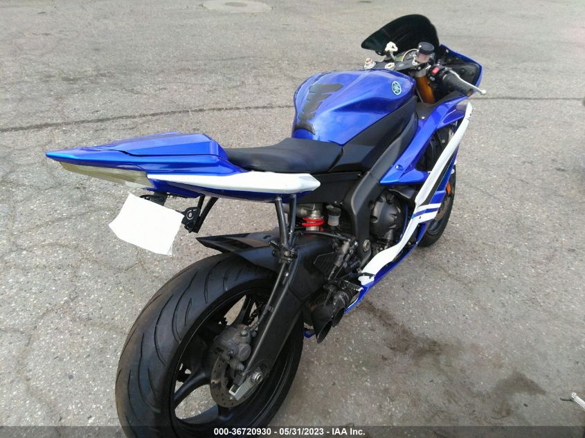 2007 YAMAHA YZFR6 L JYARJ12E47A011294