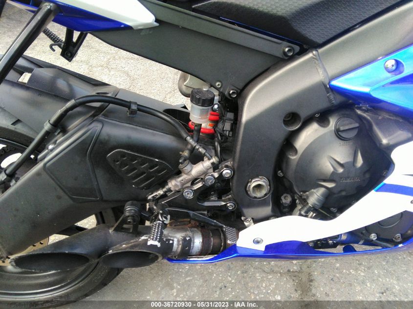 2007 YAMAHA YZFR6 L JYARJ12E47A011294