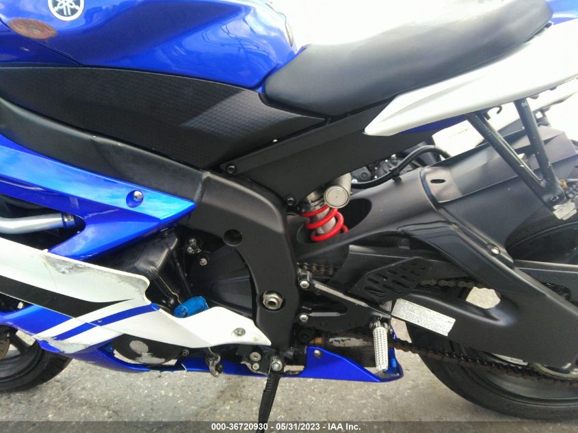 2007 YAMAHA YZFR6 L JYARJ12E47A011294
