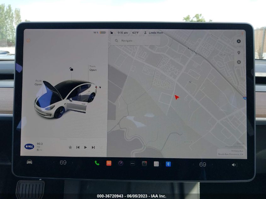 2021 TESLA MODEL 3 LONG RANGE - 5YJ3E1EB1MF879000