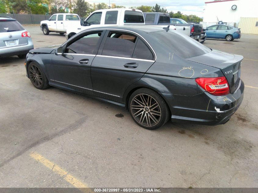 2013 MERCEDES-BENZ C-CLASS C 250 - WDDGF4HB2DR270509
