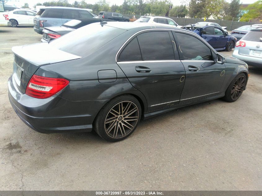 2013 MERCEDES-BENZ C-CLASS C 250 - WDDGF4HB2DR270509