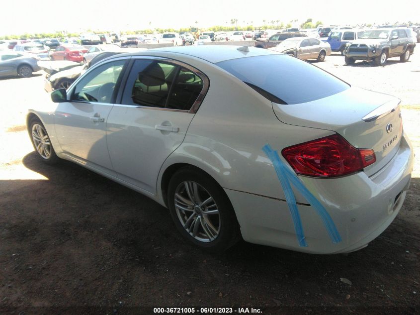 2013 INFINITI G37 SEDAN JOURNEY JN1CV6AP9DM300442