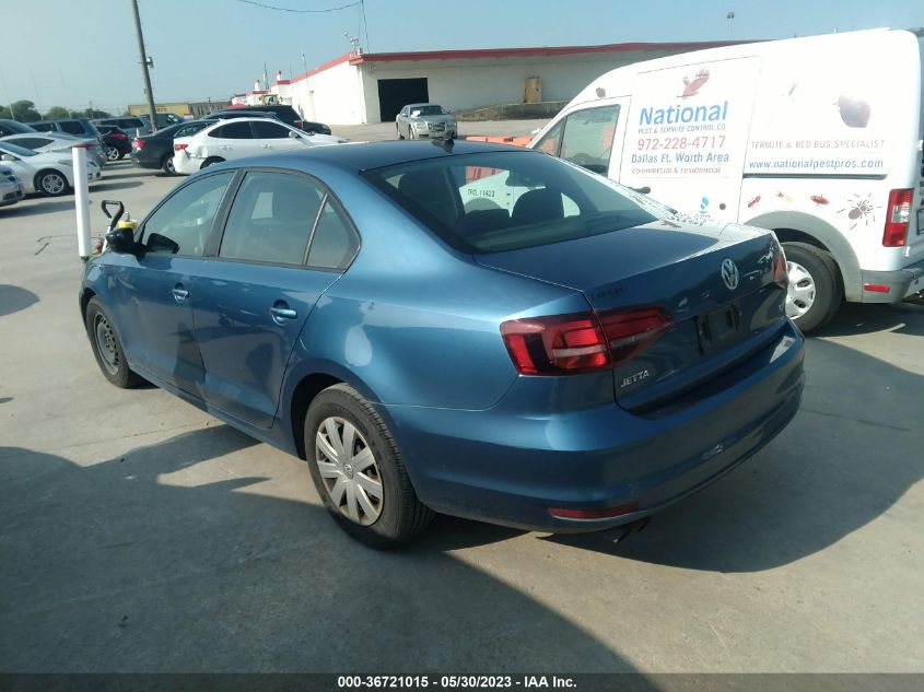2016 VOLKSWAGEN JETTA SEDAN 1.4T S W/TECHNOLOGY - 3VW167AJ7GM292558