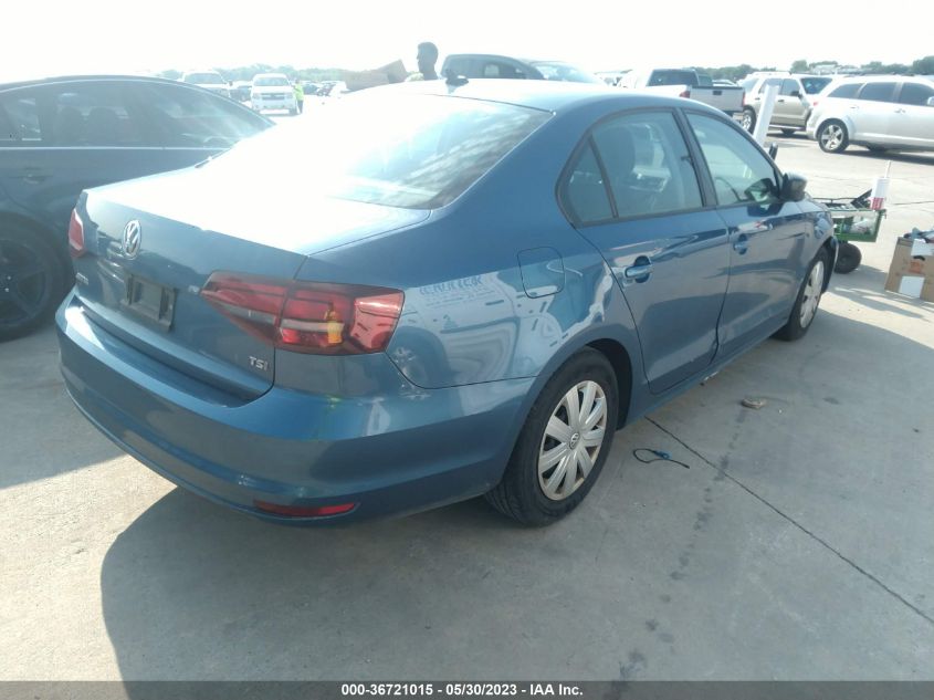 2016 VOLKSWAGEN JETTA SEDAN 1.4T S W/TECHNOLOGY - 3VW167AJ7GM292558