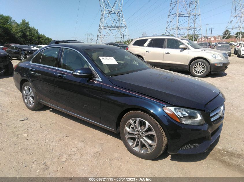 2018 MERCEDES-BENZ C-CLASS C 300 - WDDWF4KB8JR407291