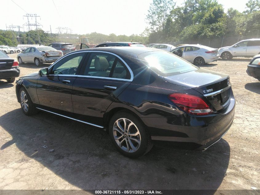2018 MERCEDES-BENZ C-CLASS C 300 - WDDWF4KB8JR407291