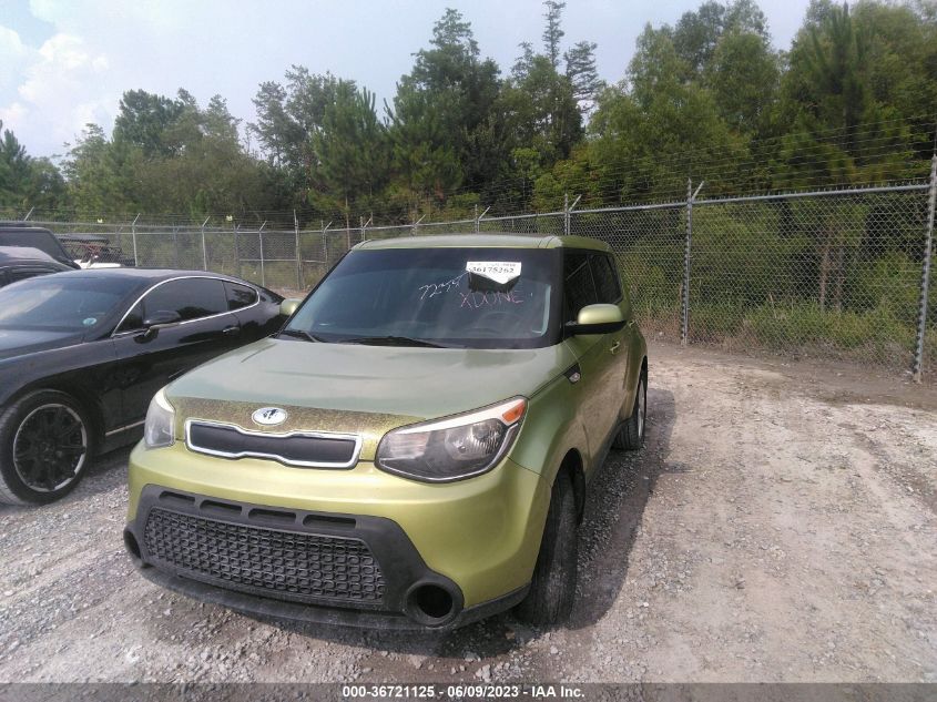 2014 KIA SOUL BASE - KNDJN2A20E7723377