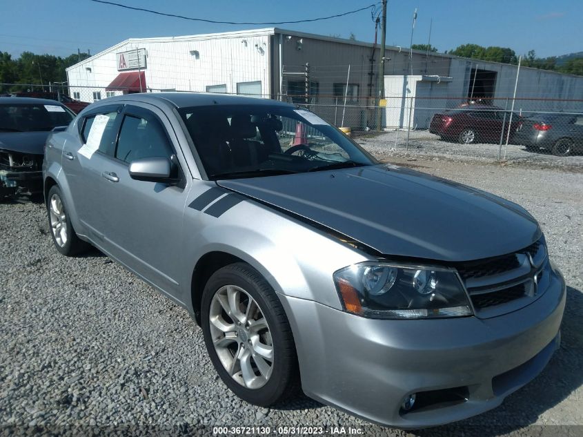 2013 DODGE AVENGER R/T - 1C3CDZBG3DN562875