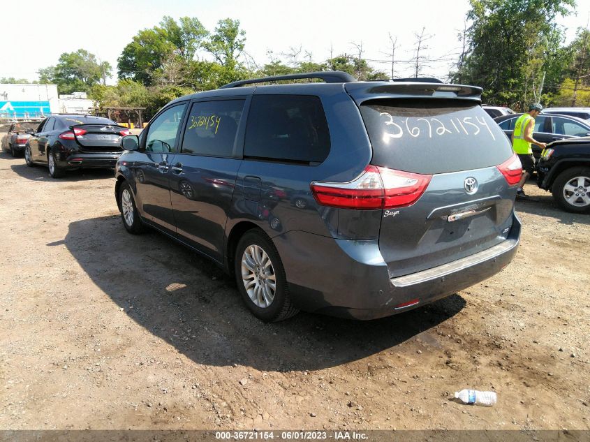 2015 TOYOTA SIENNA XLE/XLE AAS/LTD - 5TDYK3DC6FS552790