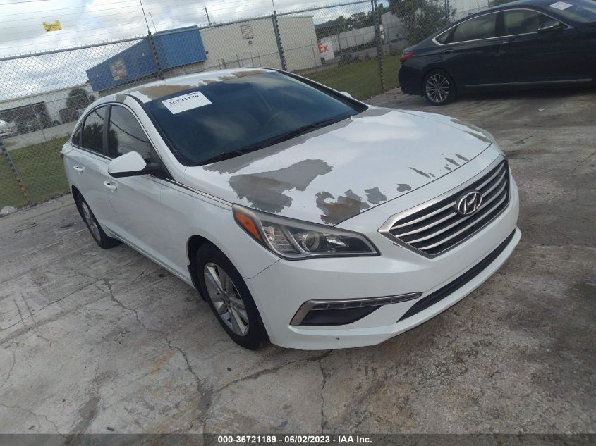 2015 HYUNDAI SONATA 2.4L - 5NPE24AFXFBH04856