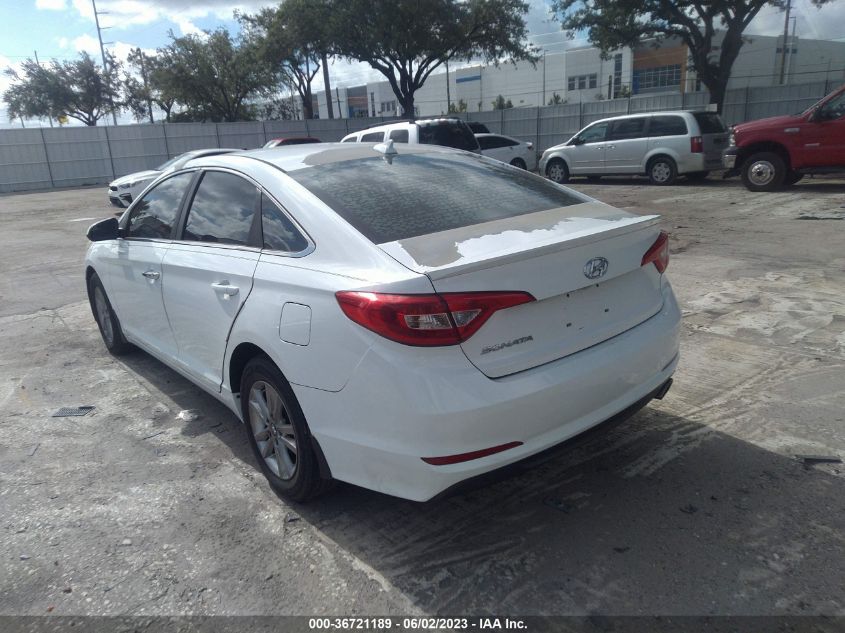 2015 HYUNDAI SONATA 2.4L - 5NPE24AFXFBH04856