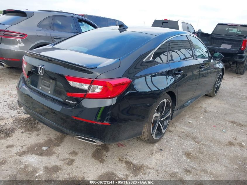2021 HONDA ACCORD SEDAN SPORT - 1HGCV1F37MA036923