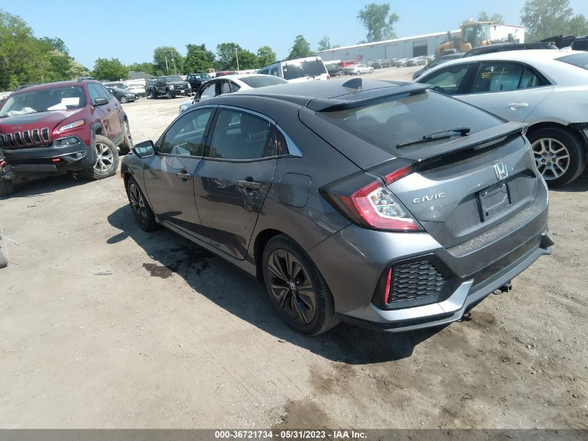 2017 HONDA CIVIC HATCHBACK EX - SHHFK7H57HU211141