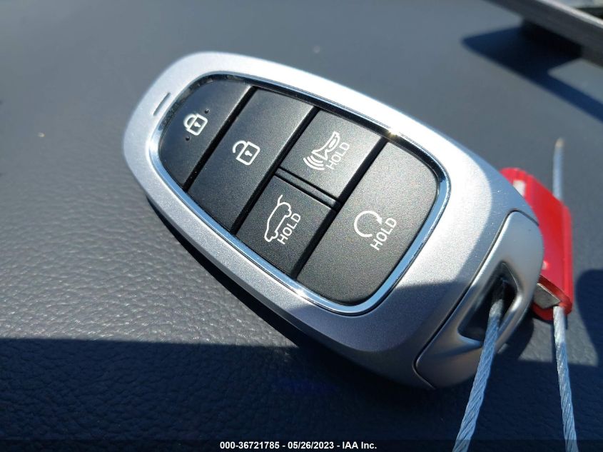 2022 HYUNDAI SANTA FE HYBRID BLUE - KM8S2DA15NU057565