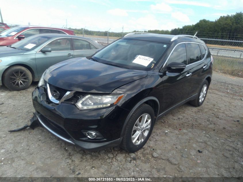 2015 NISSAN ROGUE SV - KNMAT2MT4FP559465