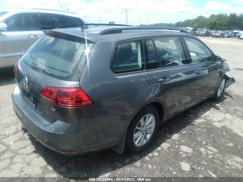 2016 VOLKSWAGEN GOLF SPORTWAGEN TSI S 3VWC17AU8GM506510
