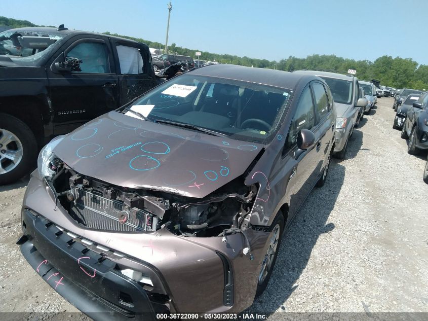 2016 TOYOTA PRIUS V TWO/FIVE/THREE/FOUR - JTDZN3EU1GJ044325