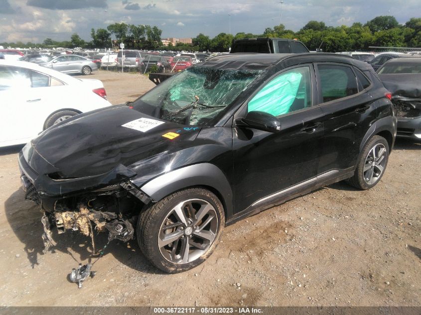 2018 HYUNDAI KONA LIMITED - KM8K33A51JU099428