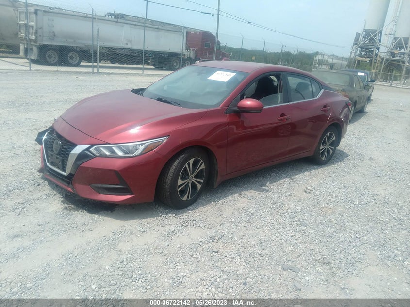 VIN 3N1AB8CV8LY205373 2020 NISSAN SENTRA SV