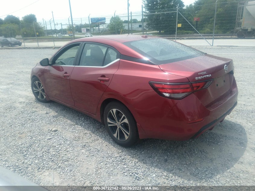 VIN 3N1AB8CV8LY205373 2020 NISSAN SENTRA SV