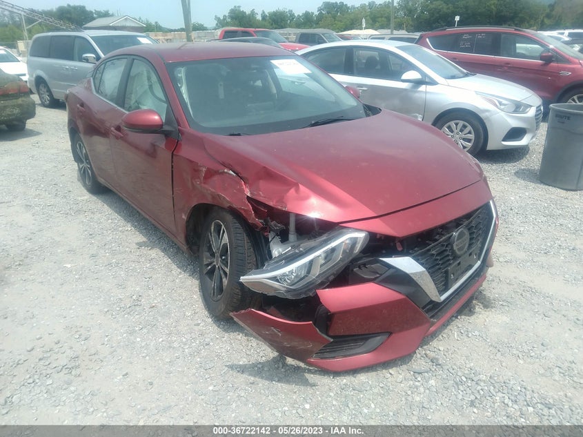 VIN 3N1AB8CV8LY205373 2020 NISSAN SENTRA SV
