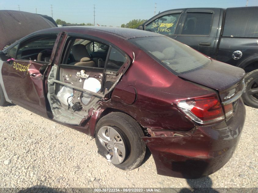 2014 HONDA CIVIC SEDAN LX - 19XFB2F58EE001723