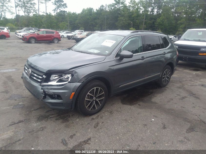 2021 VOLKSWAGEN TIGUAN SE/SE R-LINE BLACK/SEL - 3VV3B7AX0MM100096