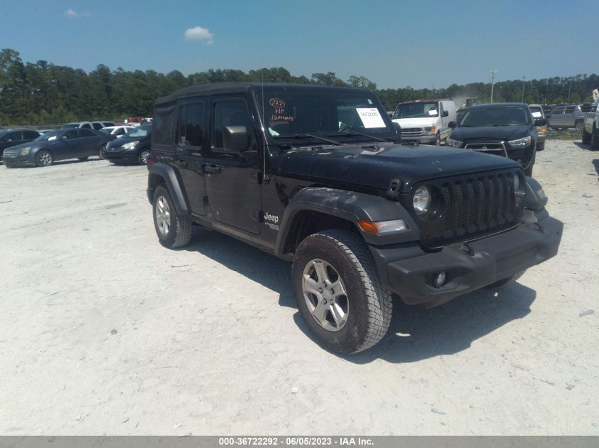 2018 JEEP WRANGLER UNLIMITED SPORT S - 1C4HJXDN7JW141726