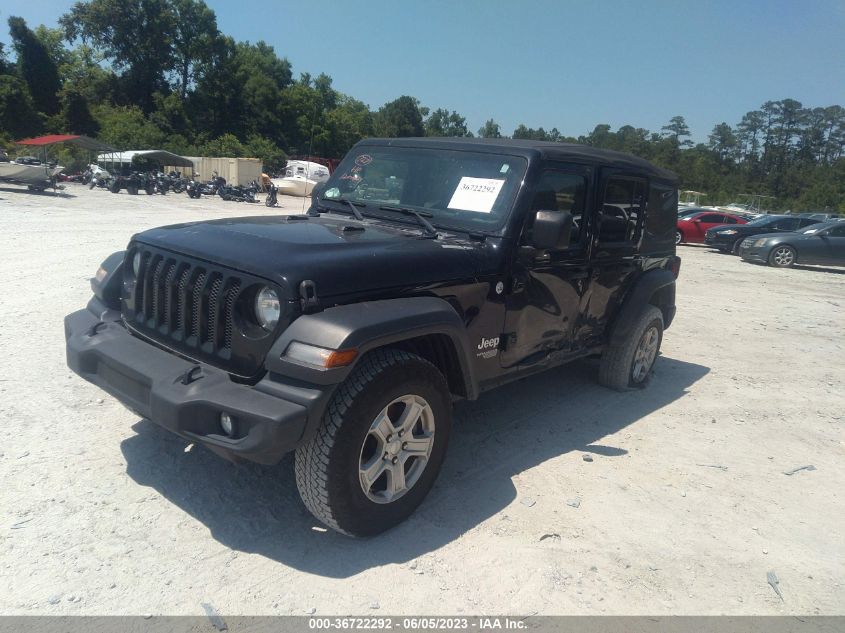 2018 JEEP WRANGLER UNLIMITED SPORT S - 1C4HJXDN7JW141726