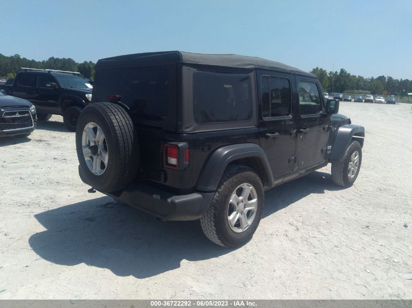 2018 JEEP WRANGLER UNLIMITED SPORT S - 1C4HJXDN7JW141726