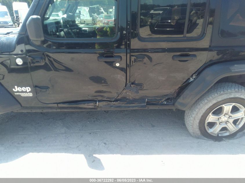 2018 JEEP WRANGLER UNLIMITED SPORT S - 1C4HJXDN7JW141726