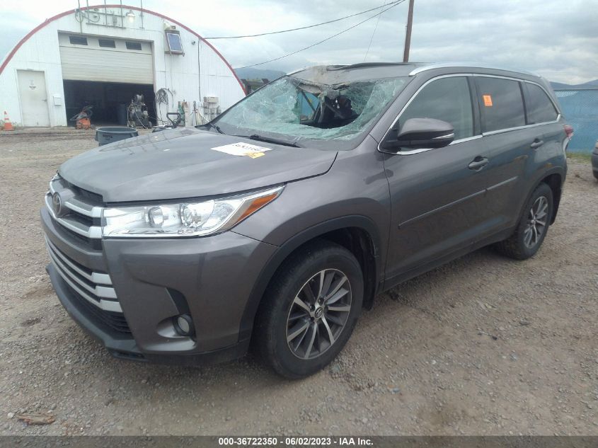 2019 TOYOTA HIGHLANDER SE/XLE - 5TDJZRFH8KS603211