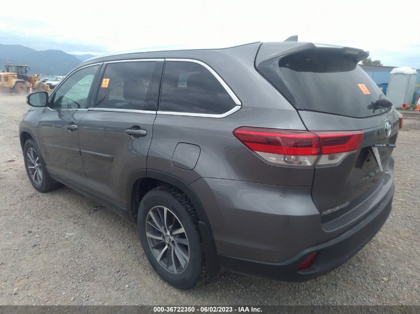 2019 TOYOTA HIGHLANDER SE/XLE - 5TDJZRFH8KS603211